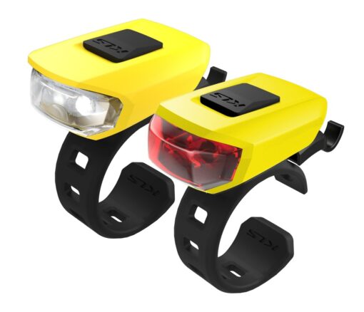 Zestaw oświetlenia kls vega yellow Rowery dla dzieci