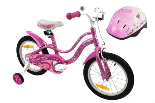 Rower dziecięcy magic bike pinki 16 2019 Rowery dla dzieci