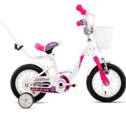 Rower dziecięcy limber 12 girl biało-różowy 2019 Rowery dla dzieci