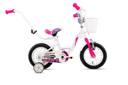 Rower dziecięcy limber 12 girl biało-różowy 2019 Rowery dla dzieci