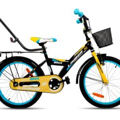 Rower dziecięcy limber 20 boy czarno-żółty + prowadnik 2019 Rowery dla dzieci