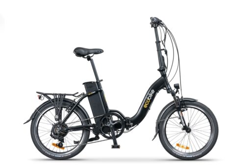 Rower składany elektryczny ecobike even black 2019-bateria 10,4ah lg Rowery dla dzieci