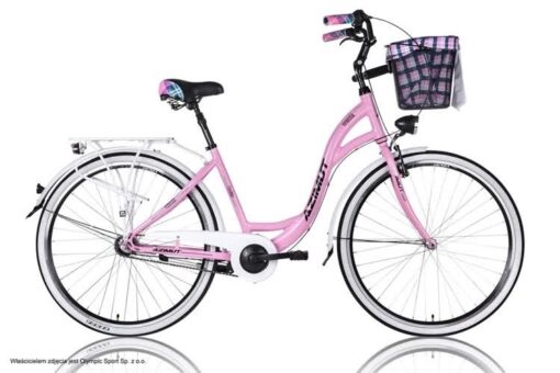 Rower miejski azimut sarema 28 alu 3b-nexus 2019 różowy Rowery dla dzieci
