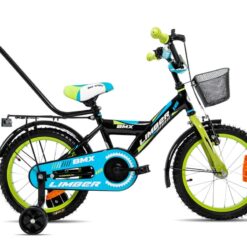 Rower dziecięcy limber 16 boy czarno-zielono-niebieski 2019 Rowery dla dzieci