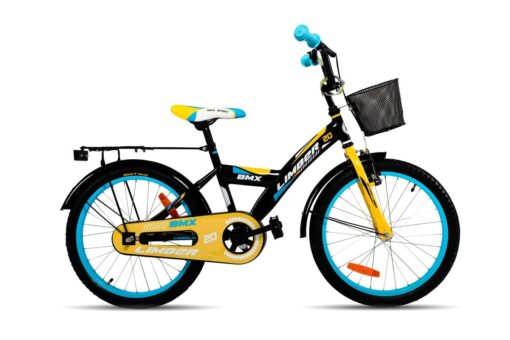 Rower dziecięcy limber 20 boy czarno-żółto-niebieski 2019 Rowery dla dzieci