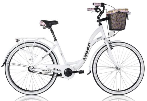 Rower miejski azimut sarema 26 alu 3b-nexus 2019 biały Rowery dla dzieci