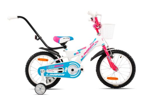 Rower dziecięcy limber-2 16 girl biało-różowy 2019 Rowery dla dzieci