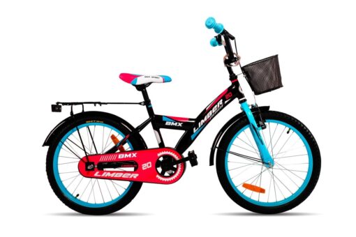 Rower dziecięcy limber 20 boy czarno-niebiesko-czerwony 2019 Rowery dla dzieci