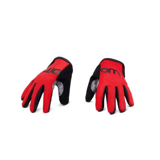 spandex: rękawiczki woom tens, kolor czerwony, rozmiar 7 Rowery dla dzieci