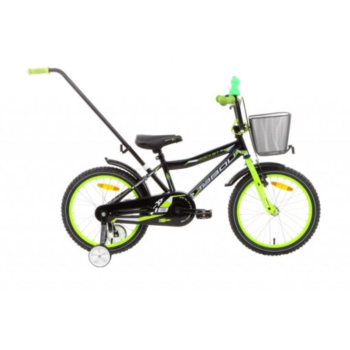tabou: rower dziecięcy tabou rocket 18 2021, kolor czarny-zielony Rowery dla dzieci