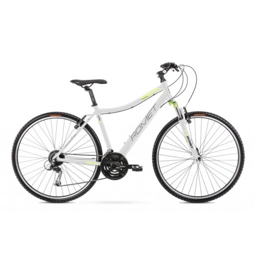romet: rower crossowy romet orkan 2d 2021, kolor biały-zielony, rozmiar 15" Rowery dla dzieci
