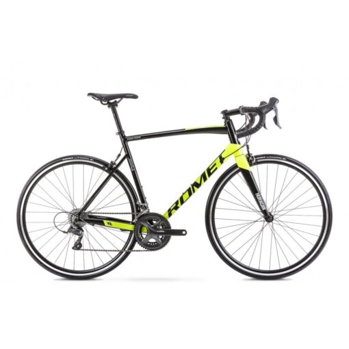 romet: rower szosowy romet huragan 2 2021, kolor czarny-zielony, rozmiar 50cm Rowery dla dzieci