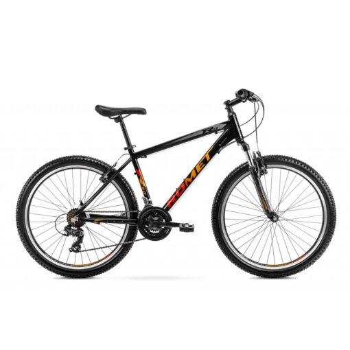 romet: rower górski romet rambler r6.0 2022, kolor czarno-pomarańczowy, rozmiar 14" Rowery dla dzieci