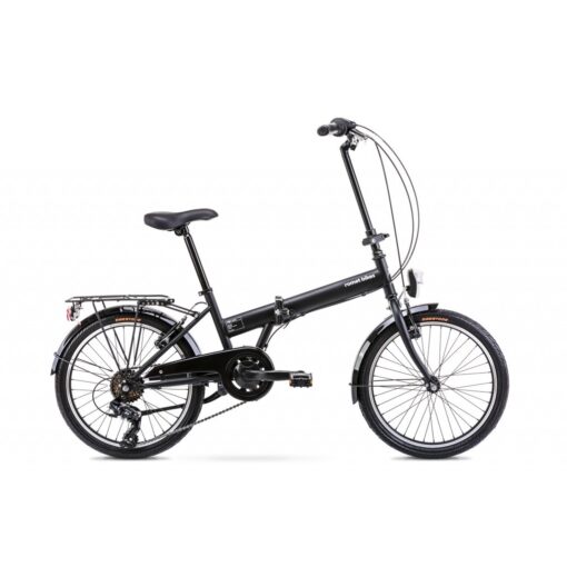 romet: rower miejski składany romet wigry eco 2022, kolor czarny, rozmiar 13" Rowery dla dzieci