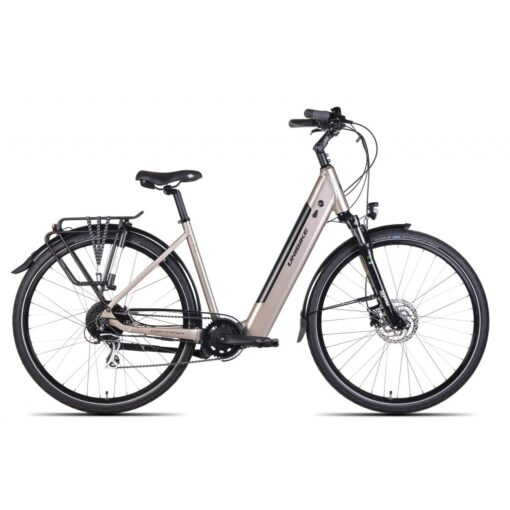 unibike: rower elektryczny unibike optima 2021, kolor tytanowy, rozmiar 17" Rowery dla dzieci
