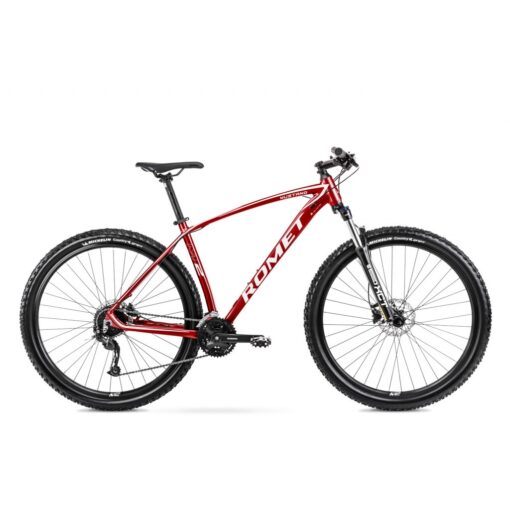 romet: rower górski romet mustang m2 2022, kolor czerwono-biały, rozmiar 19" Rowery dla dzieci
