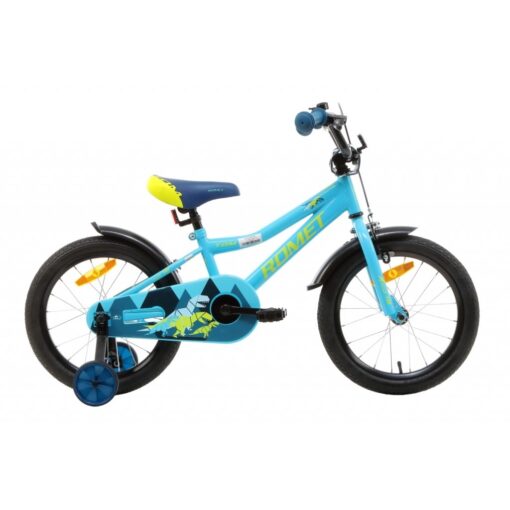 romet: rower dziecięcy romet tom 16 2021, kolor niebieski-zielony, rozmiar 9" Rowery dla dzieci