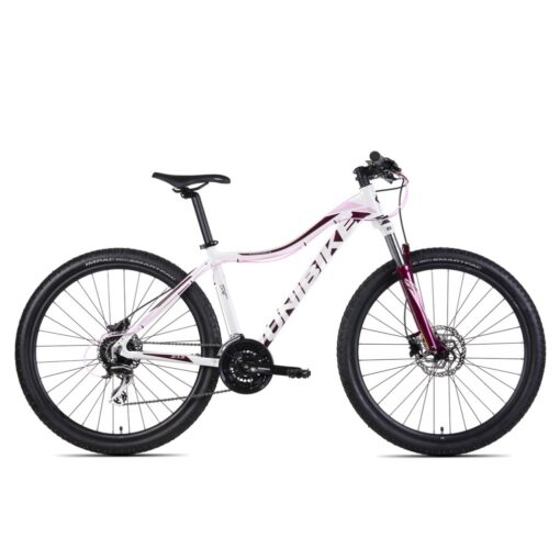 unibike: rower górski unibike move 27,5 2021, kolor biały-fioletowy, rozmiar 17" Rowery dla dzieci
