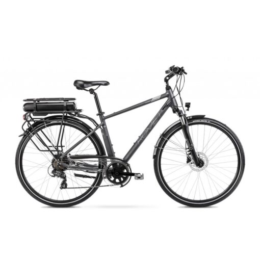 romet: rower trekkingowy elektryczny romet wagant 1 rm 2021, kolor grafitowy-srebrny, rozmiar 19" Rowery dla dzieci