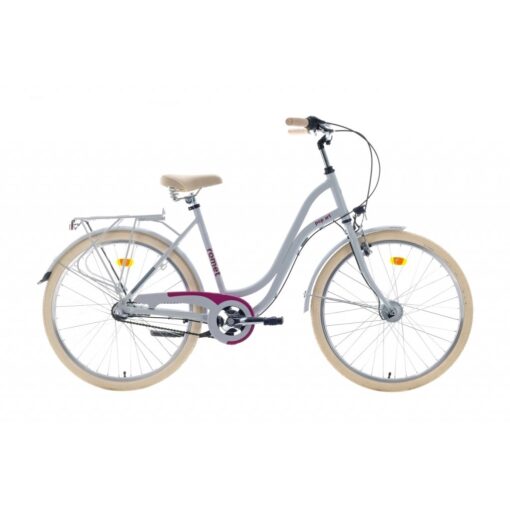 romet: rower miejski romet pop art 26 standard 2021, kolor szary, rozmiar 19" Rowery dla dzieci