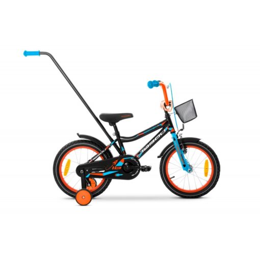 tabou: rower dziecięcy tabou rocket 18 2021, kolor czarny-niebieski Rowery dla dzieci