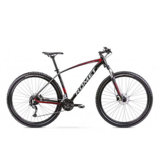 romet: rower górski romet mustang m2 2021, kolor czarny-czerwony, rozmiar 17" Rowery dla dzieci