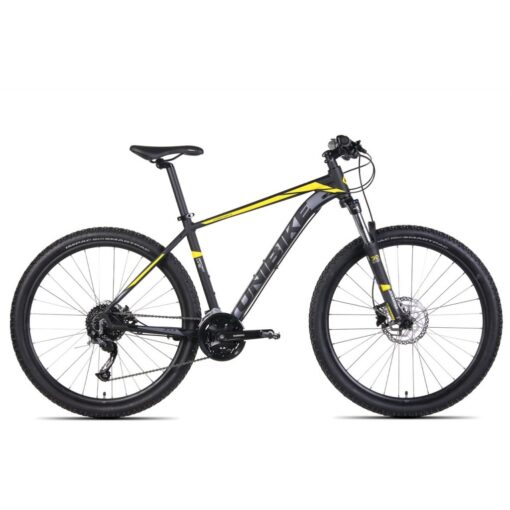 unibike: rower górski unibike shadow 27,5 2021, kolor czarny-żółty, rozmiar 16" Rowery dla dzieci