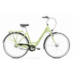 romet: rower miejski romet moderne 3 2020, kolor limonkowy-zielony, rozmiar 19" Rowery dla dzieci