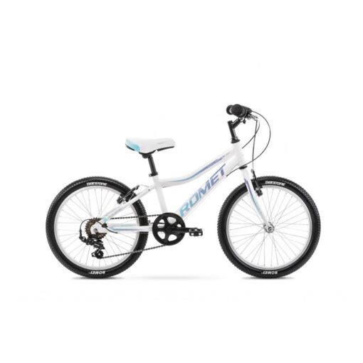 romet: rower górski romet jolene 20 kid 1 2021, kolor biały-niebieski, rozmiar 10" Rowery dla dzieci