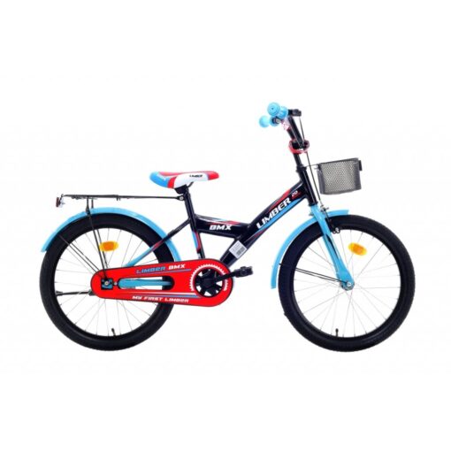 limber: rower dziecięcy limber 20 boy 2021, kolor czarny-niebieski Rowery dla dzieci