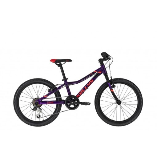 kellys: rower dziecięcy kellys lumi 30 2021, kolor fioletowy-czerwony, rozmiar 10" Rowery dla dzieci